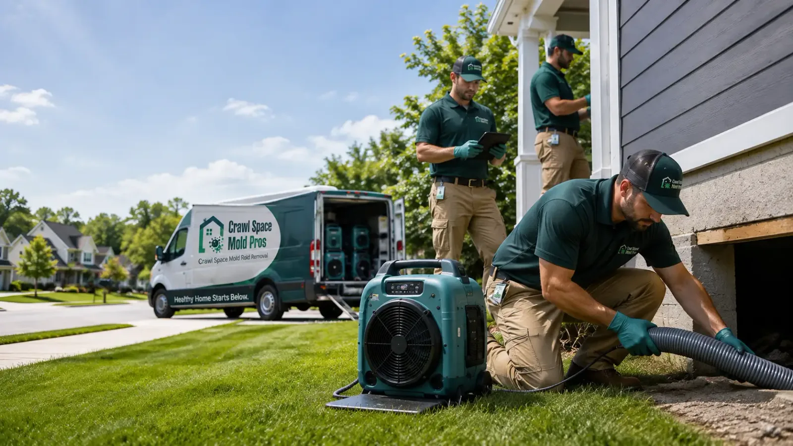 Crawl Space Mold Removal in Neenah, WI